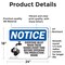 Signmission Safety Culture Sign, 24 in Width, Vinyl Decal, Rectangle OS-2PACK-NS-D-1824-L-12198 - alternate 6